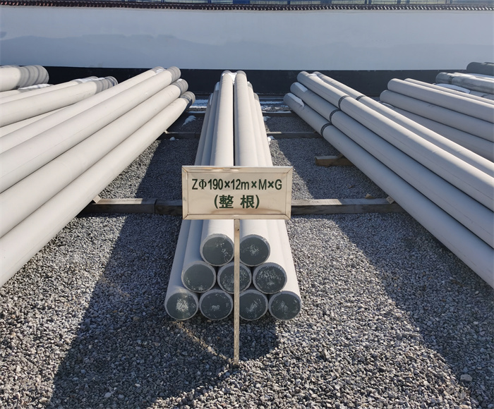 定安190×12米钢筋混凝土水泥电线杆